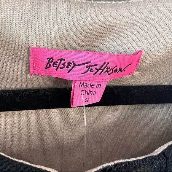 Betsy Johnson Dress - Black & Lace - Size 8 - Picture 2 of 7